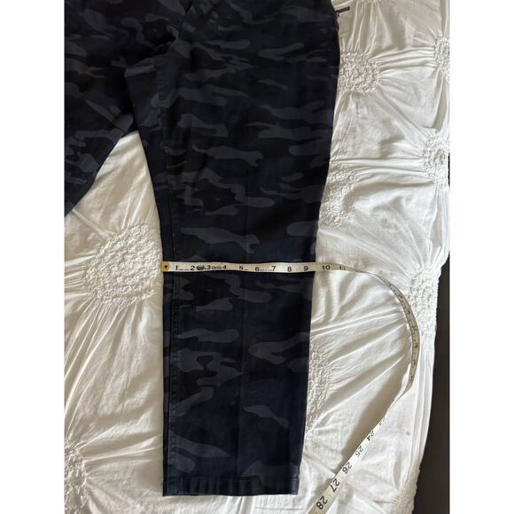 Democracy Ankle Jeans Sz 24w NWT Women Ab Technology Freedom Blue Camo Pants - Picture 12 of 12